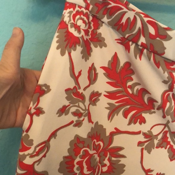 Dennis Basso Printed Luxe Crepe Pull-On Wide-Leg Pants And Tunic Top 2 Piece Set - Picture 5 of 13